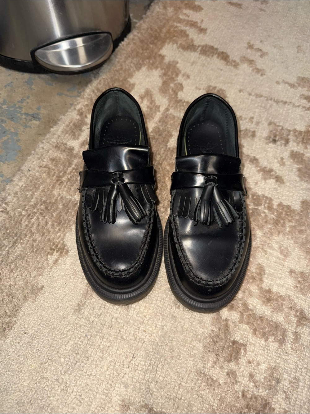 Dr. Martens Black Tassel Loafers